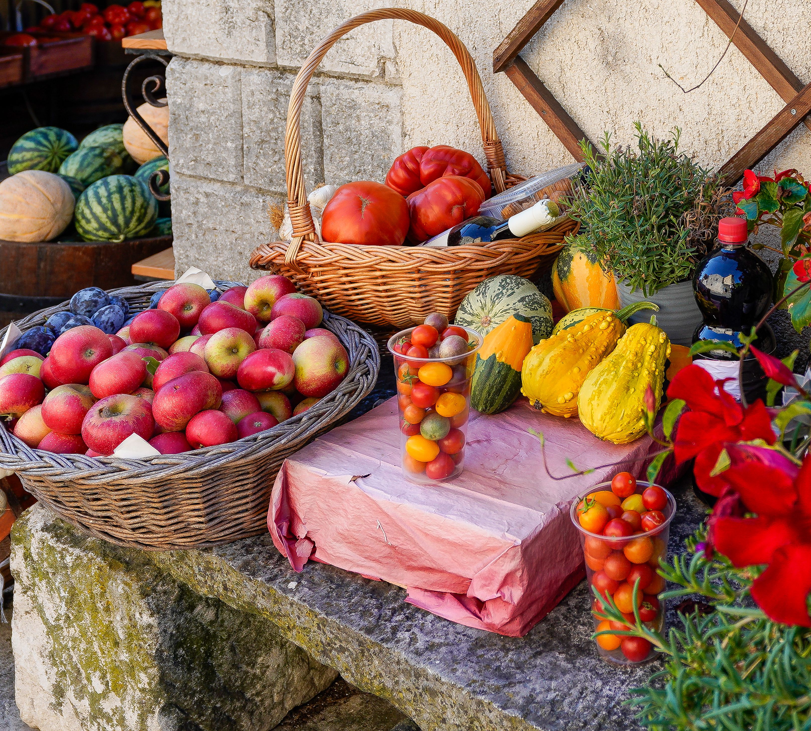 Tbilisi food market with fruit and vegetables, price guide 2026