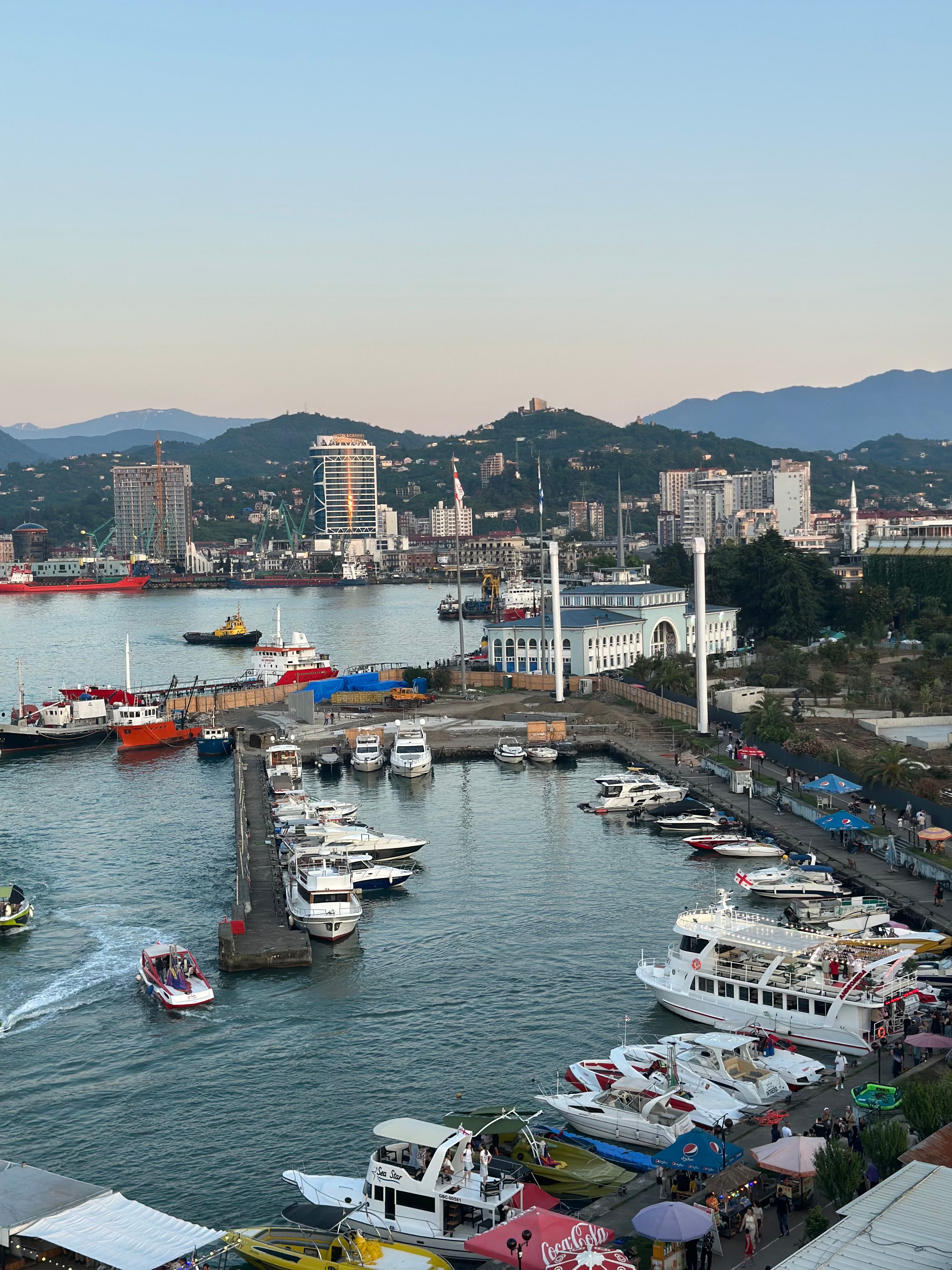 Render of the Gonio Yachts and Marina project by Eagle Hills near Batumi